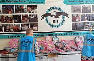 Gönüllü havacılardan minik kalplere kırtasiye...