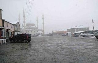 Gümüşhane’de mevsimin ilk karı düştü, yüksek...