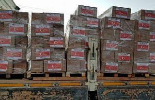 Gümüşhane’den Pakistan’a 1071 koli gıda yardımı...