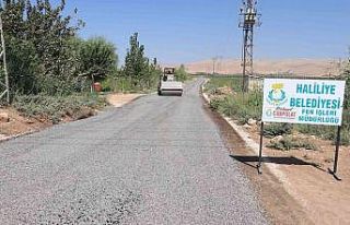 Haliliye asfalt çalışmasına devam ediyor