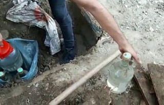 Hatay’da 2 bin 210 litre sahte rakı ele geçirildi