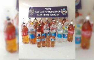 Hatay’da 47 litre sahte içki ele geçirildi