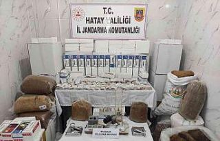 Hatay’da kaçak sigara ve tütün operasyonu