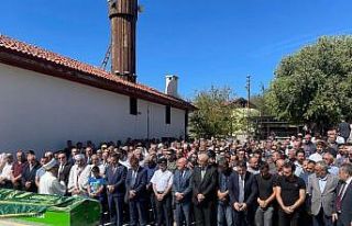 Hayatını kaybeden muhtar son yolculuğuna uğurlandı