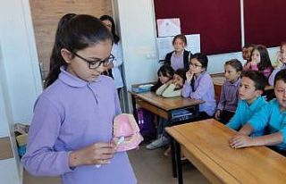 Hisarcık’ta 166 öğrenciye hijyen, ağız ve diş...