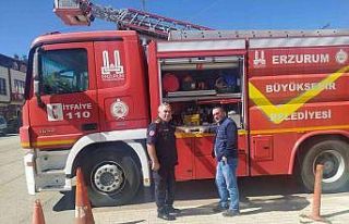 Horasan’da İtfaiye Haftası kutlanıyor