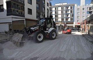 Horozköy ve Ziraat Caddesi’nde asfalt yama çalışması