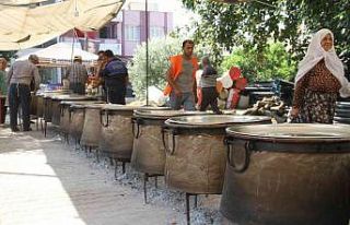 Horsunlu’da keşkek hayrı yapıldı