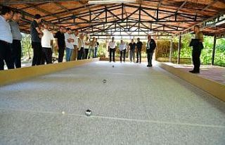 Huzurevine Bocce sahası