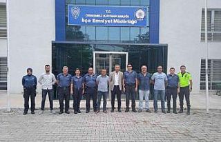 İlçe Emniyet Müdürü Dr. Ali Özgan veda etti