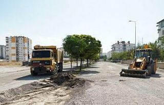 İldem bölgesinde asfalt çalışmaları devam ediyor