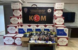 İskenderun’da 440 bin adet makaron ele geçirildi