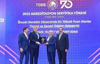 İTSO Türkiye birincisi oldu