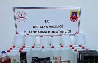 Jandarmadan sahte alkol operasyonu