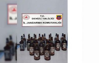 Jandarmadan sahte bandrollü alkol operasyonu