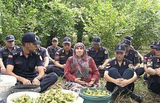 Jandarmadan şehit annesine büyük vefa