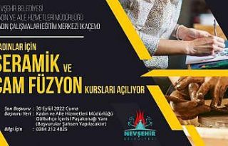 KAÇEM’de seramik ve cam füzyon kursları açılacak