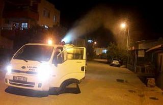 Kadirli’de haşereyle mücadele