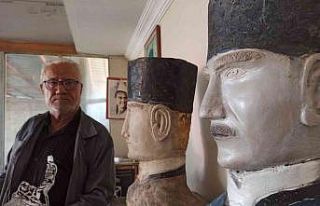 Kahramanmaraşlı tamirci Atatürk heykelinde iddialı