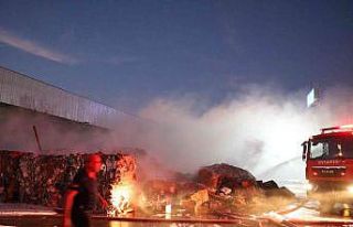 Kahramanmaraş’ta fabrika yangını