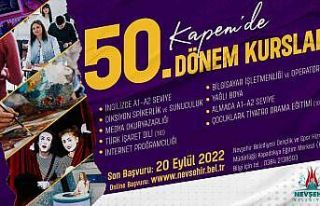 KAPEM’de 50. dönem kurs kayıtları başladı
