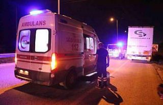 Kapıkule yolunda 2 tır çarpıştı: 1 yaralı