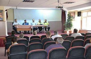 Kargı’da okul servis şoförleri bilgilendirildi