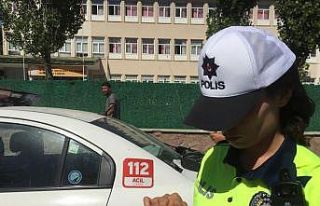 Kars’ta cep telefonu ve emniyet kemeri uygulaması