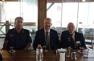 Kaymakam Kantay, gazilerle kahvaltıda buluştu