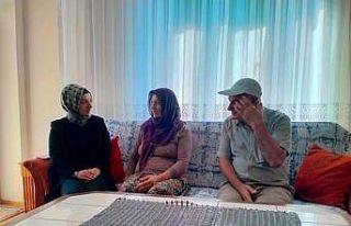 Kaymakam Kurt, Kıbrıs gazisini ziyaret etti