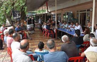 Kaymakam Sağlam, vatandaşlarla bir araya geldi