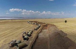 Kayseri Bünyan Sarıoğlan Sulaması’nda çalışmalar...