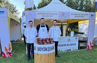 Kayseri Büyükşehir, Gastroantep Festivali’nde...