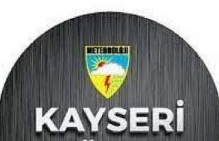 Kayseri’de hava sıcaklıkları düşecek