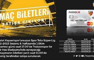 Kayserispor - Trabzonspor maçı bilet fiyatları...