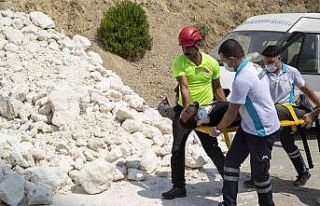 Kaza tatbikatı nefes kesti