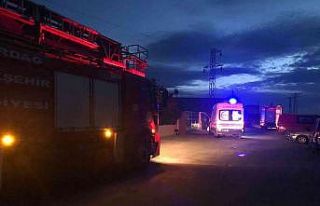 Kazan patladı, 1 işçi yaralandı