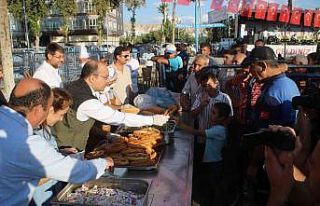 Kelaynak ve Balcan Festivalinde 3 bin kişiye balık...