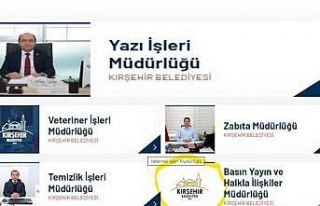Kırşehir Belediyesi o müdürün fotoğraflarını...