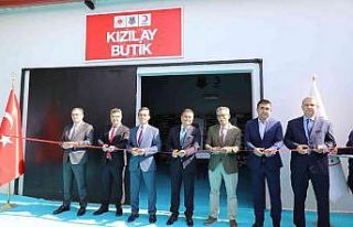 Kızılay cezaevinde ücretsiz butik açtı