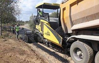 Konuralp’te asfalt çalışmasına başlandı
