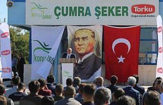 Konya Şeker’in pancar alım kampanyası dualarla...