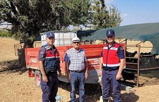 Korkuteli’de römork hırsızları yakalandı