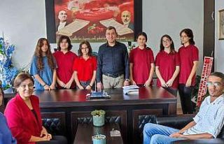 Kumlucalı lise öğrencileri İtalya yolcusu