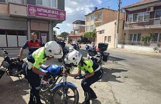 Kurallara uymayan motosiklet sürücülerine ceza...