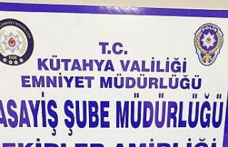Kütahya’da 106 şahsın ve 37 aracın GBT kontrolü...