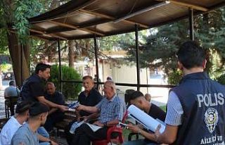 Malatya’da polis şiddete dikkat çekti