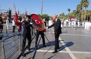 Marmaris’te gaziler tören ile anıldı