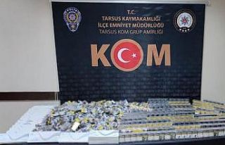 Mersin’de bin 240 paket kaçak sigara ele geçirildi