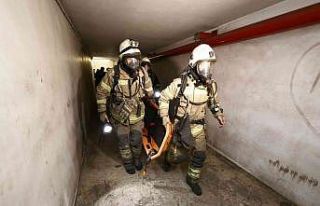 Metroda nefes kesen tatbikat